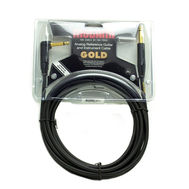 Mogami 18' Gold Instrument Cable Right To Straight