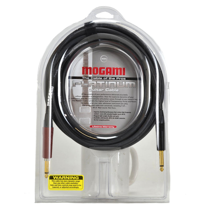 Mogami 20' "Silent Plug" Super Premium Guitar Cable