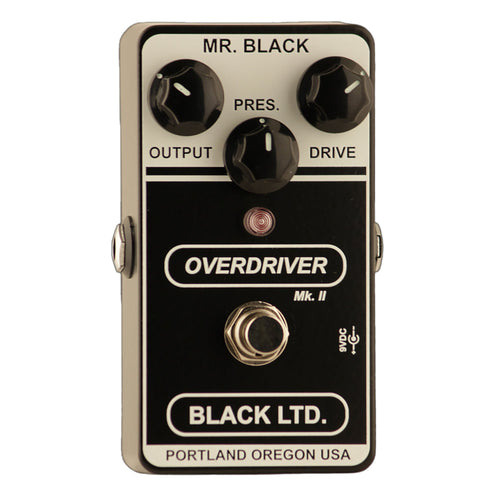 Mr. Black Black LTD. Overdriver Mk. II Overdrive Effect Pedal
