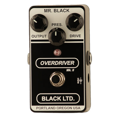 Mr. Black Black LTD. Overdriver Mk. II Overdrive Effect Pedal