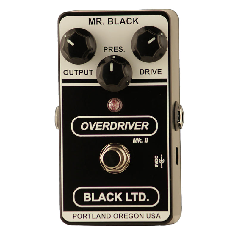 Mr. Black Black LTD. Overdriver Mk. II Overdrive Effect Pedal
