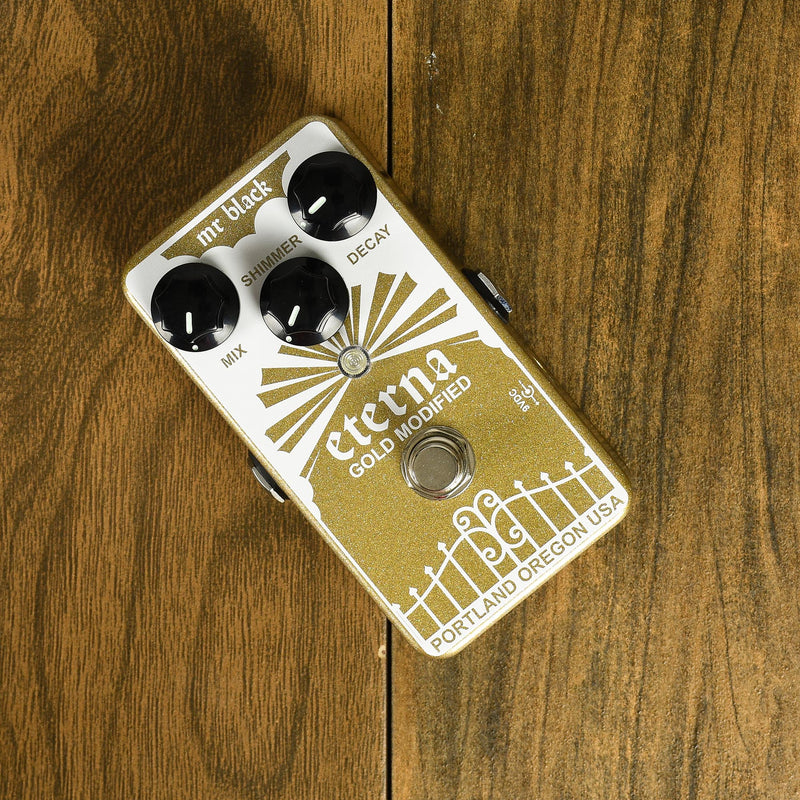 eterna pedal Mr. Black Eterna Gold Modified Shimmer Reverb Pedal