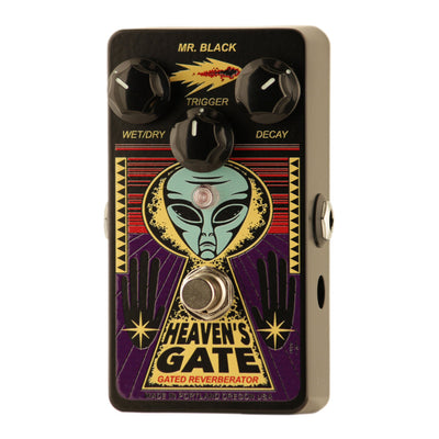 Mr. Black Heaven's Gate Gated Reverberator Effect Pedal