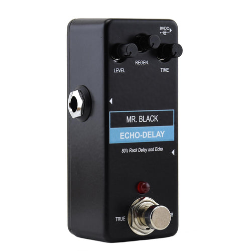 mini pedal spoke black Mr. Black Mini Echo-Delay Pedal