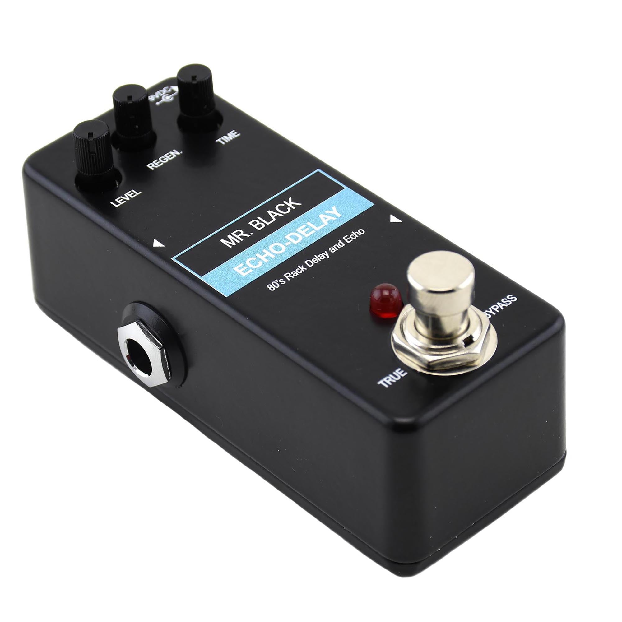 Mr. Black Mini Echo-Delay Pedal – Russo Music