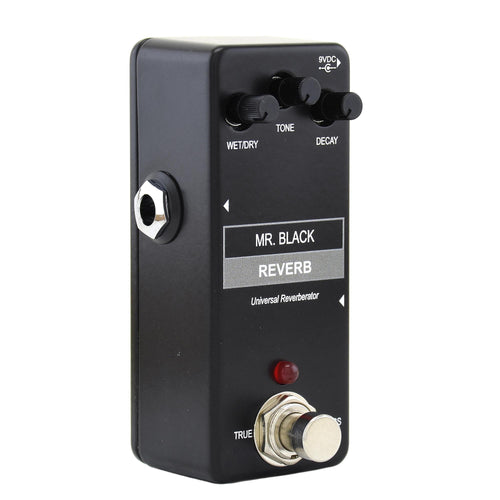 black pedal Mr. Black Mini Reverb Pedal