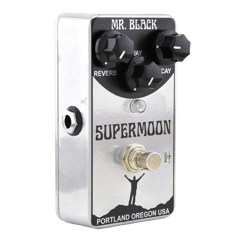 Mr. Black SuperMoon Chrome Reverb Pedal