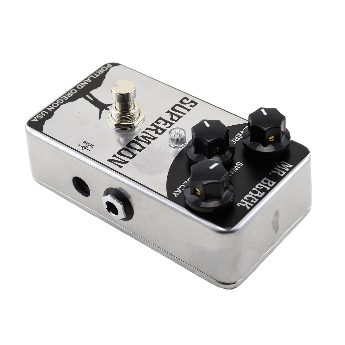 Mr. Black SuperMoon Chrome Reverb Pedal