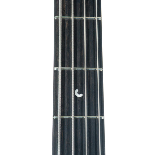 Ernie Ball Music Man Bongo 4 HH Fretboard, Black Gloss Neck, Harvest Orange