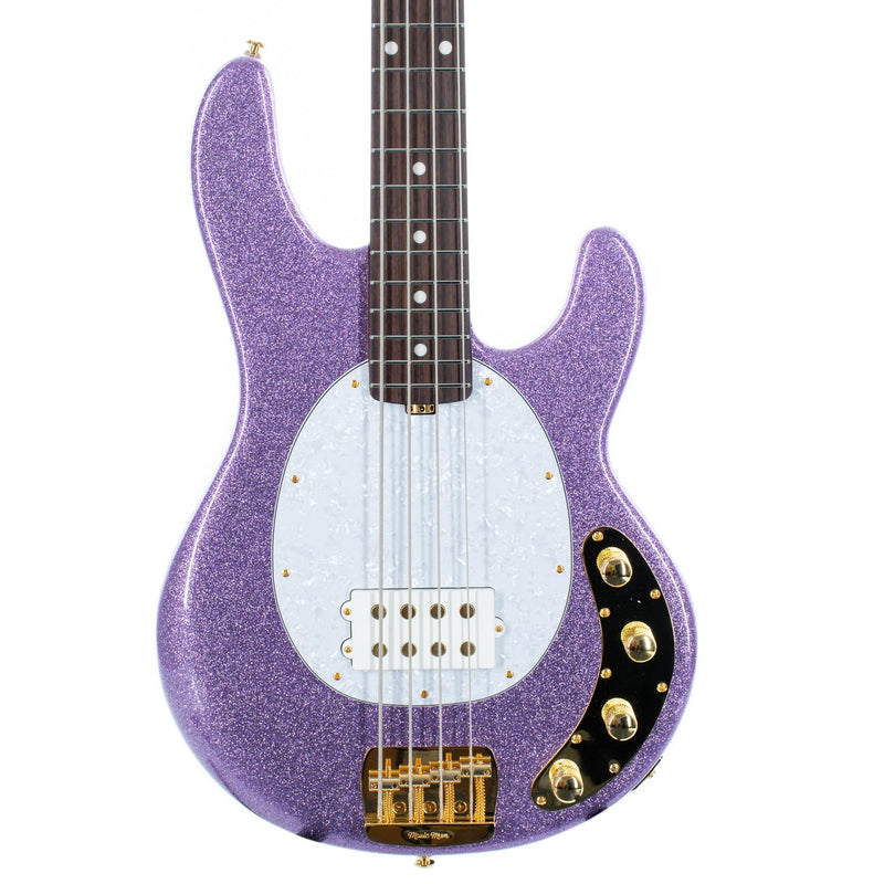 Music Man StingRay Special Roasted Maple Neck. Amethyst Sparkle