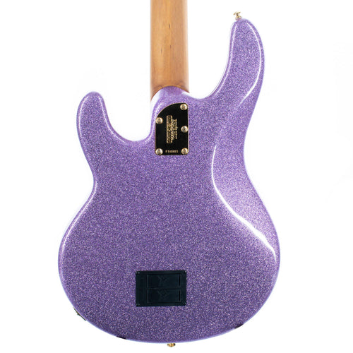 Music Man StingRay Special Roasted Maple Neck. Amethyst Sparkle
