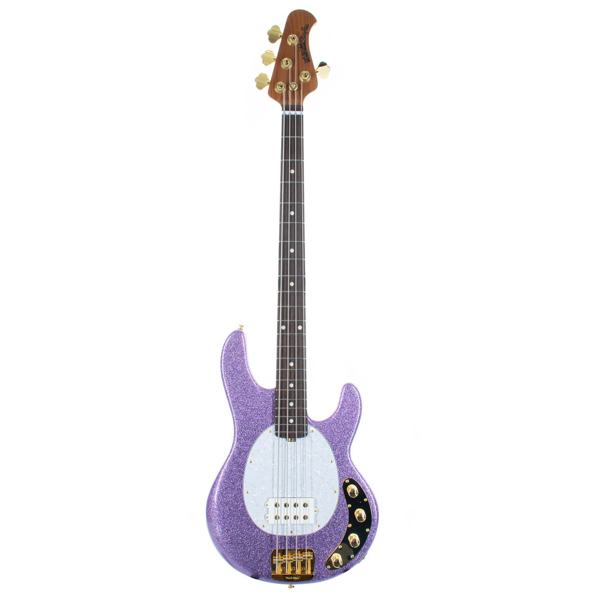 Music Man StingRay Special Roasted Maple Neck. Amethyst Sparkle