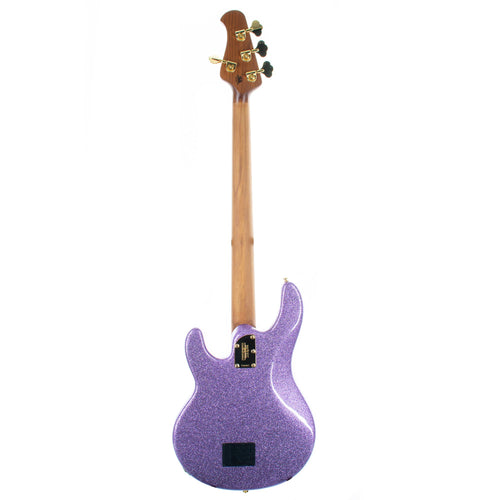 Music Man StingRay Special Roasted Maple Neck. Amethyst Sparkle