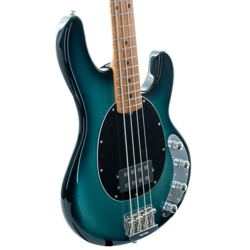 Music Man StingRay Special Roasted Maple Neck, Frost Green Pearl