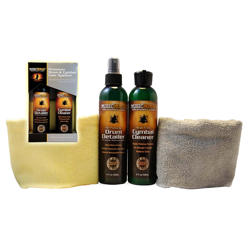 MusicNomad Premium Drum & Cymbal Care System