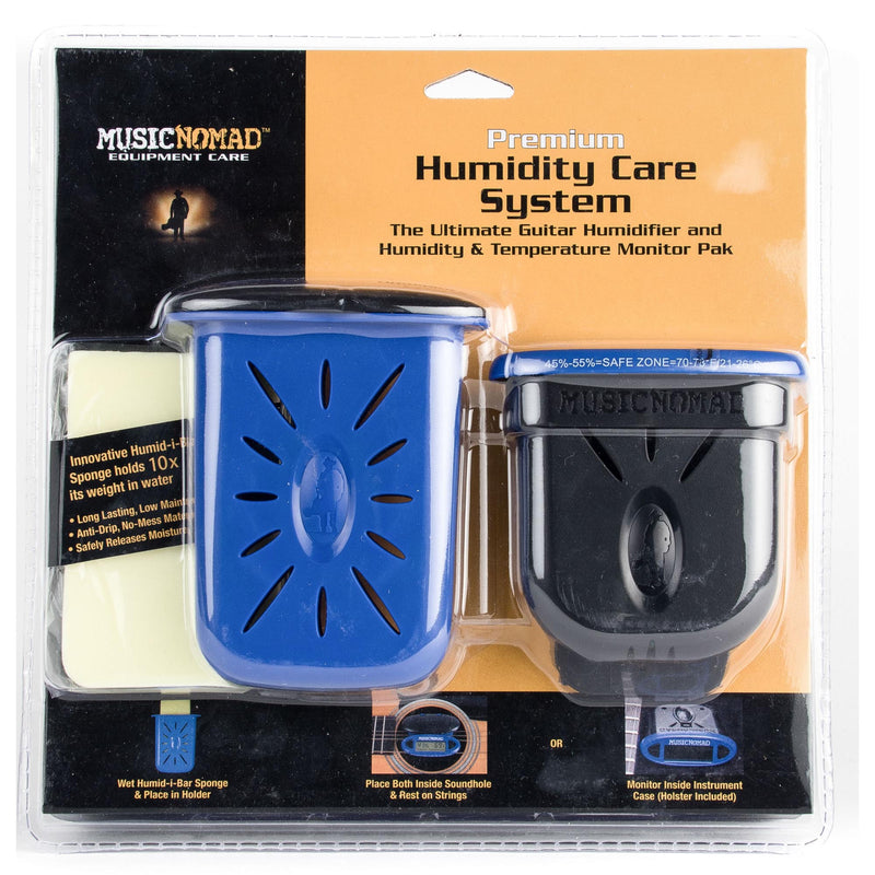 MusicNomad Premium Humidity Care System with Humitar and HumiReader