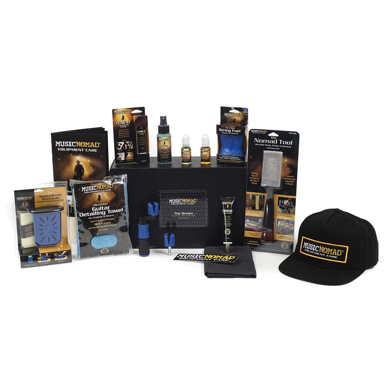 MusicNomad The Dream Guitar Care Pack - Limited Edition (12 Pak Plus Hat)