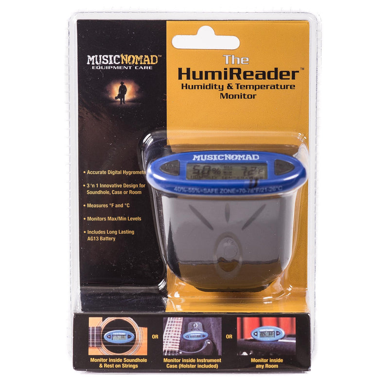 MusicNomad The Humireader - Humidity & Temperature Monitor - 3 In 1