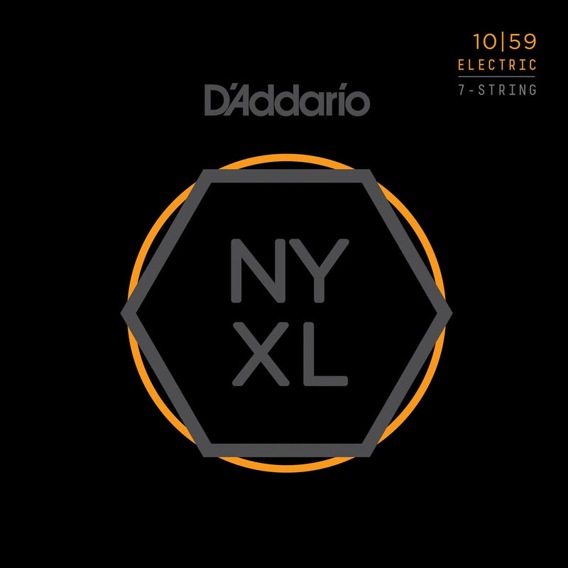 D'Addario 10-59 NYXL Regular Light 7-String Nickel Wound Electric Strings