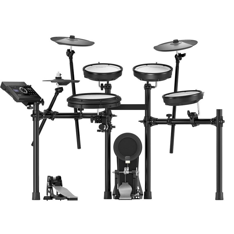 Roland 5 Piece V-Compact Series Electronic Kit With Mesh Heads, 3 Cymbal