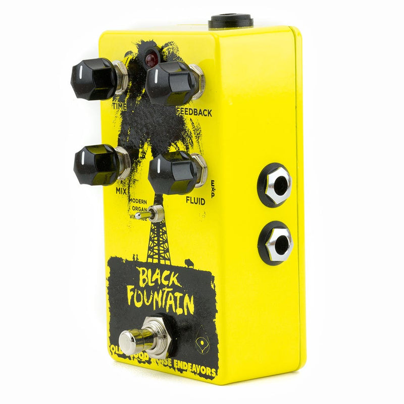 Old Blood Noise Black Fountain Delay V2 - Yellow & Black