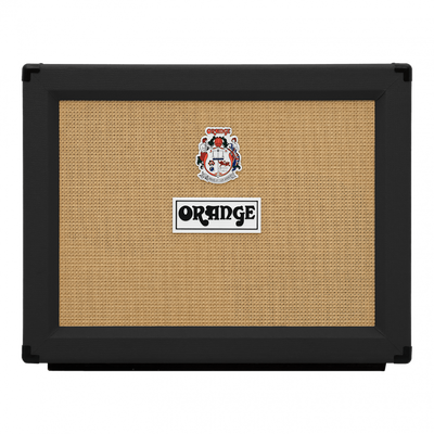 Orange 120 Watt 2x12" Open Back Speaker Cabinet Black Tolex