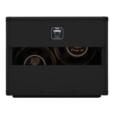 Orange 120 Watt 2x12" Open Back Speaker Cabinet Black Tolex