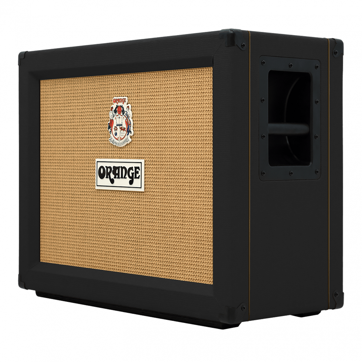 Orange 120 Watt 2x12" Open Back Speaker Cabinet Black Tolex
