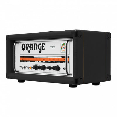 Orange TH30 30/15/7 Watt 2 Channel Tube Head, Black