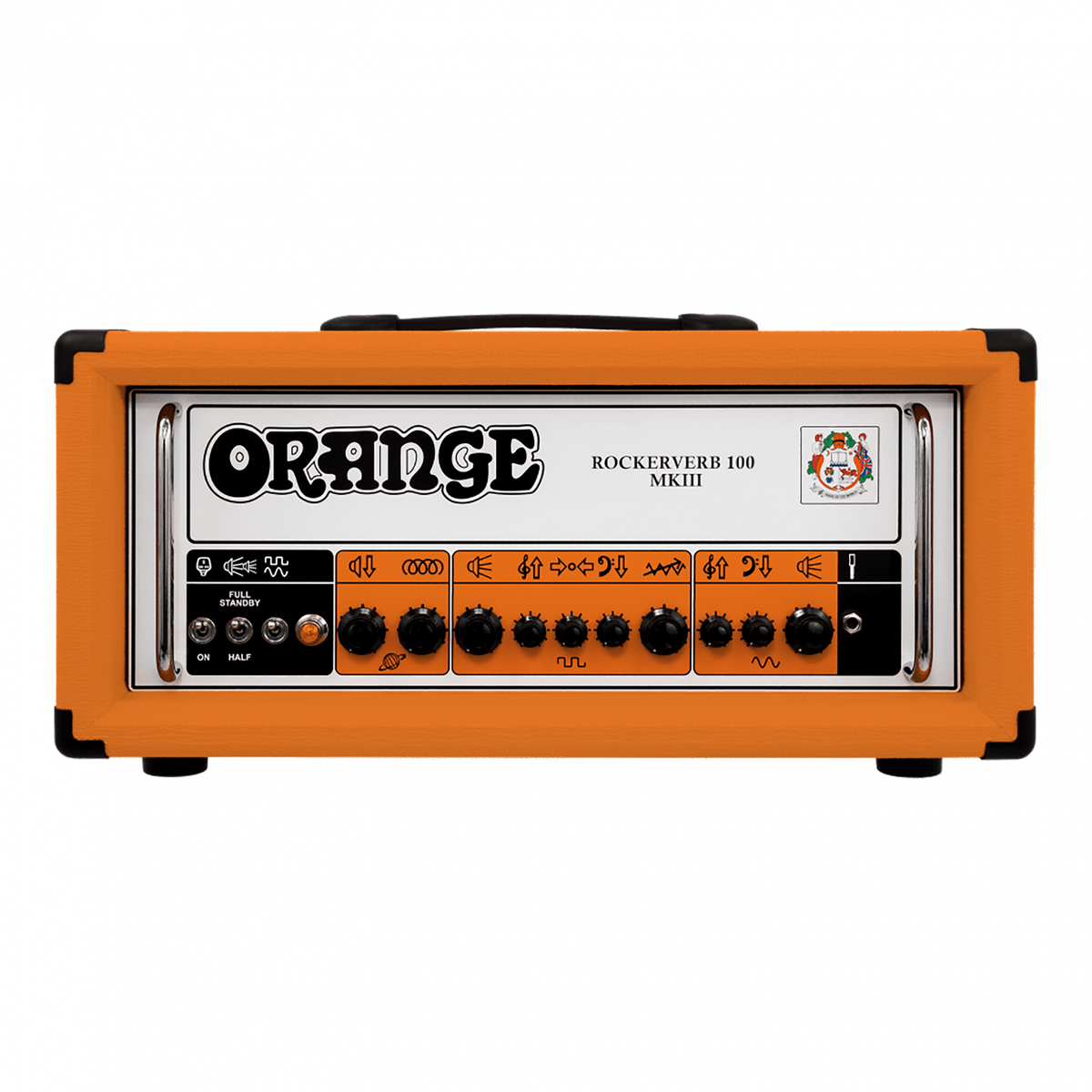 Orange Rockerverb 100 Mark III 100/70/50/30 Watt Tube Head Twin Channel