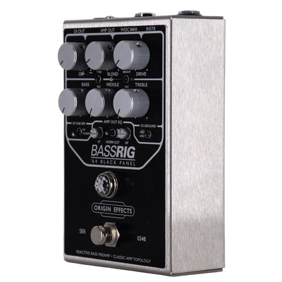 Origin Effects BassRig '64 Black Panel Bass Preamp Effect Pedal