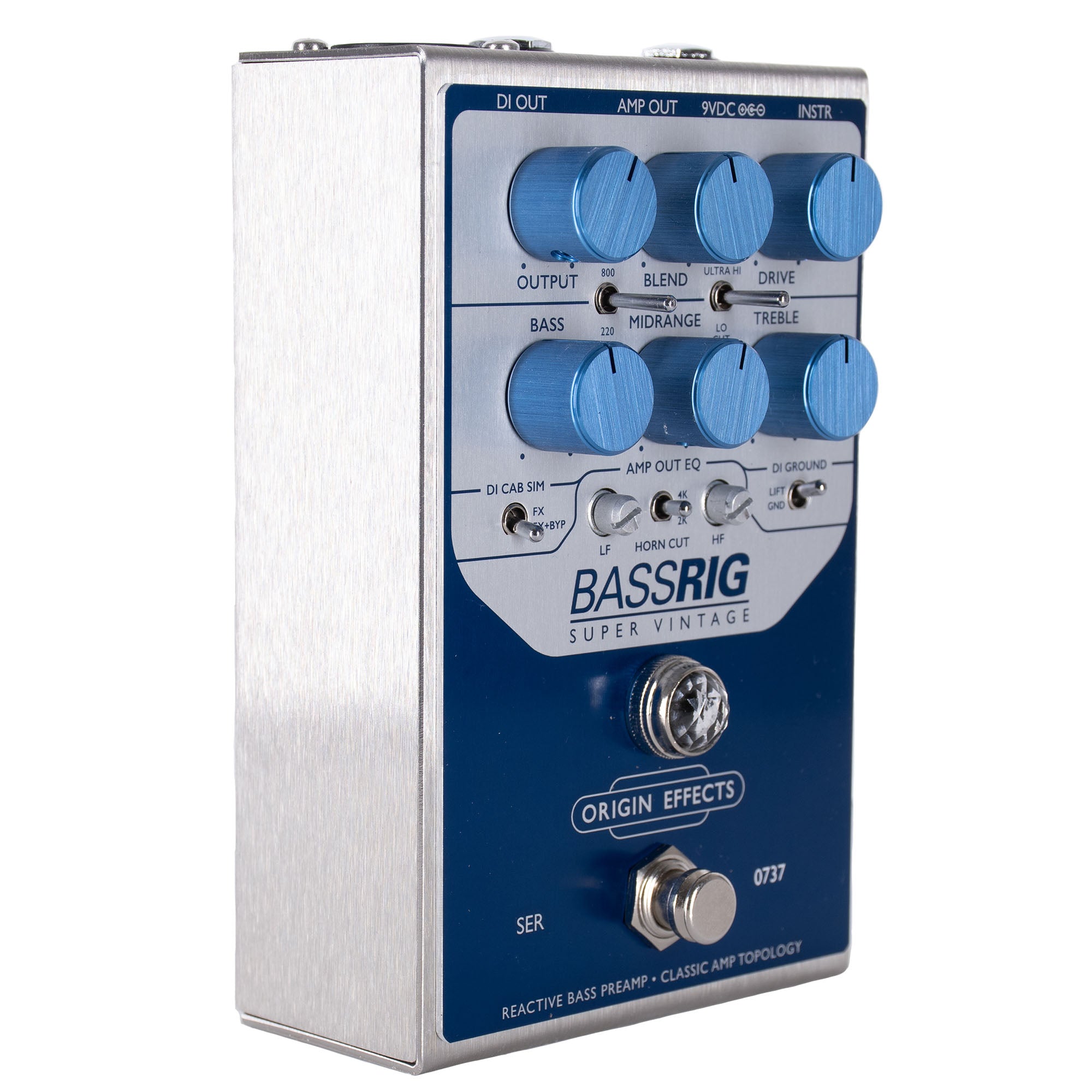 Origin Effects BassRig Super Vintage Bass Preamp Effect Pedal