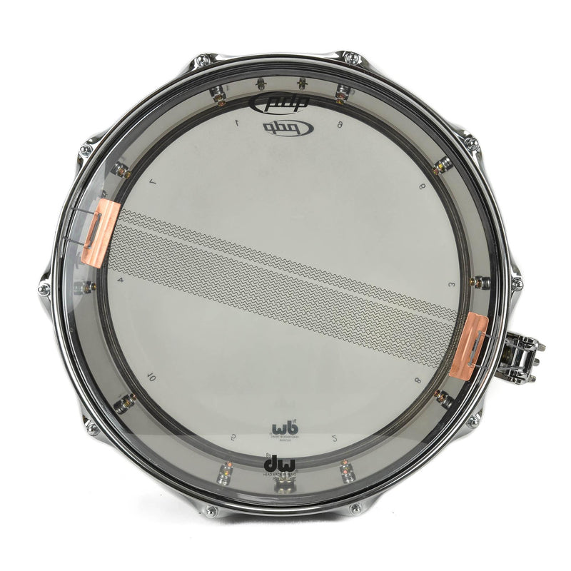 Pacific 6.5x14" Black Nickel Over Steel Snare