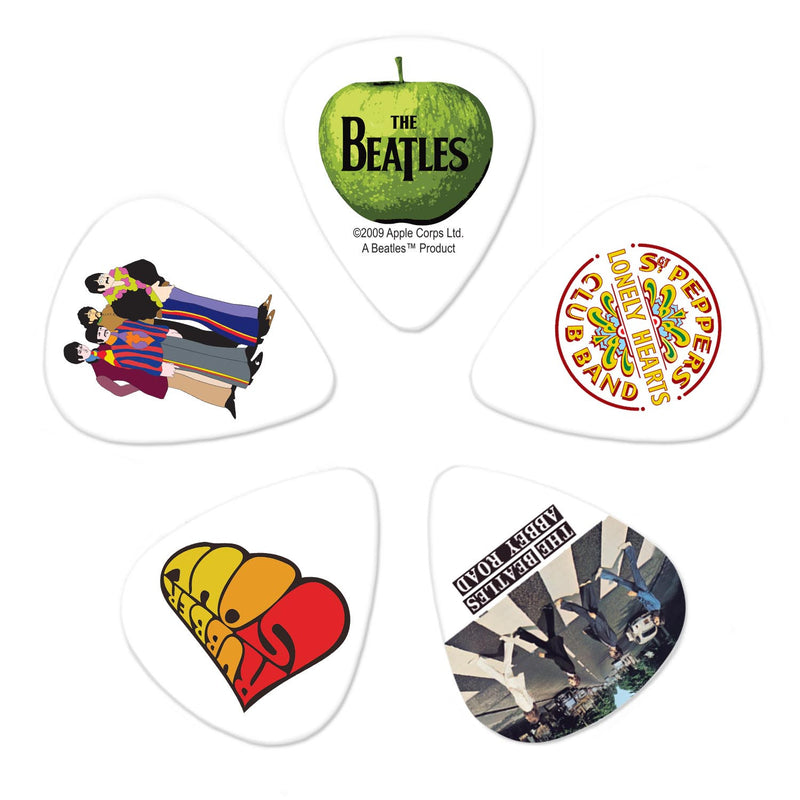 D'Addario Beatles Guitar Picks - Albums - 10 Pack Thin