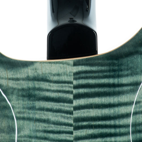 PRS McCarty 594 Hollowbody II Custom Color Electric Guitar, Trampas Green With Black Sides