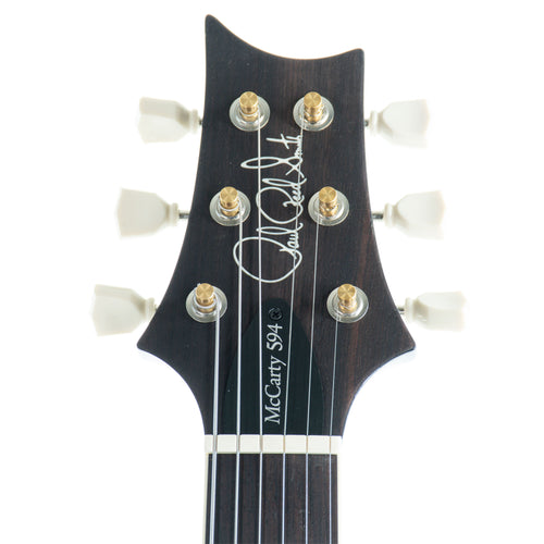 PRS McCarty 594 Hollowbody II Custom Color Electric Guitar, Trampas Green With Black Sides