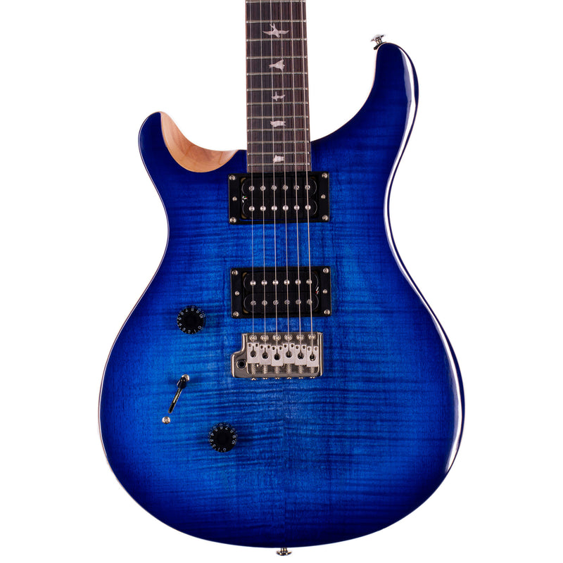 PRS SE Lefty Custom 24 Electric Guitar, Faded Blue Burst