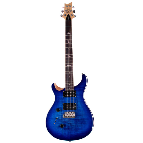 PRS SE Lefty Custom 24 Electric Guitar, Faded Blue Burst