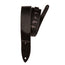 PRS Premium Leather Guitar Strap, Birds Embroidery, Black