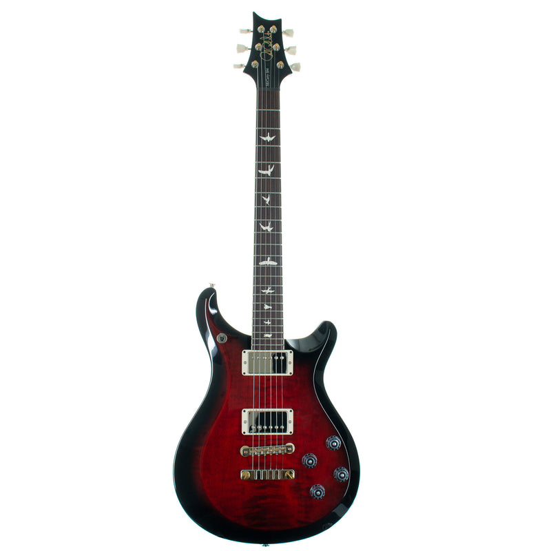 PRS S2 McCarty 594 Custom Color Electric Guitar, Fire Red With Black Wrap Burst