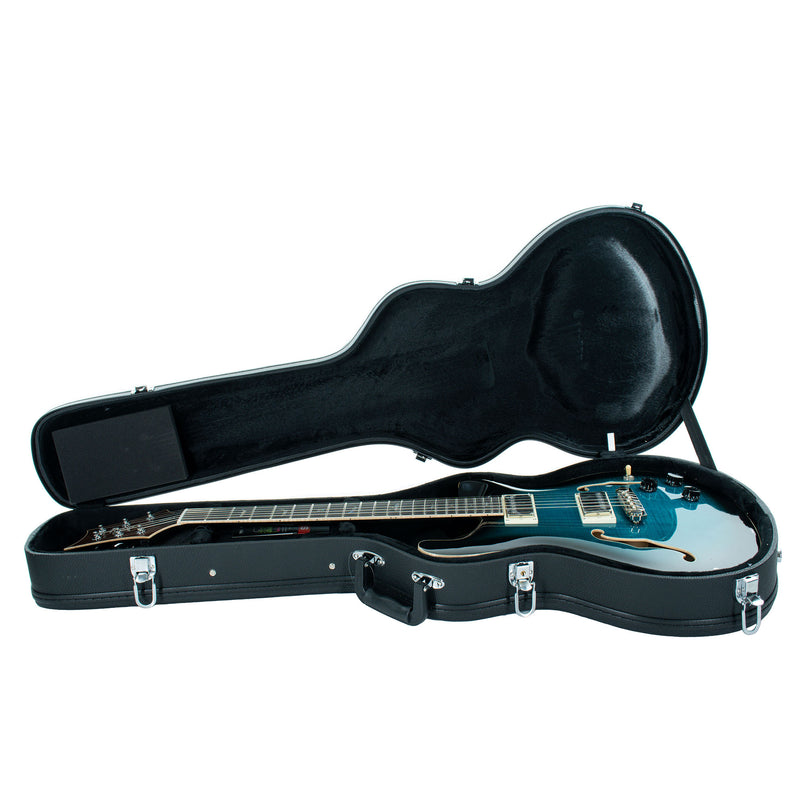 PRS SE Hollowbody II Piezo Electric Guitar, Peacock Blue