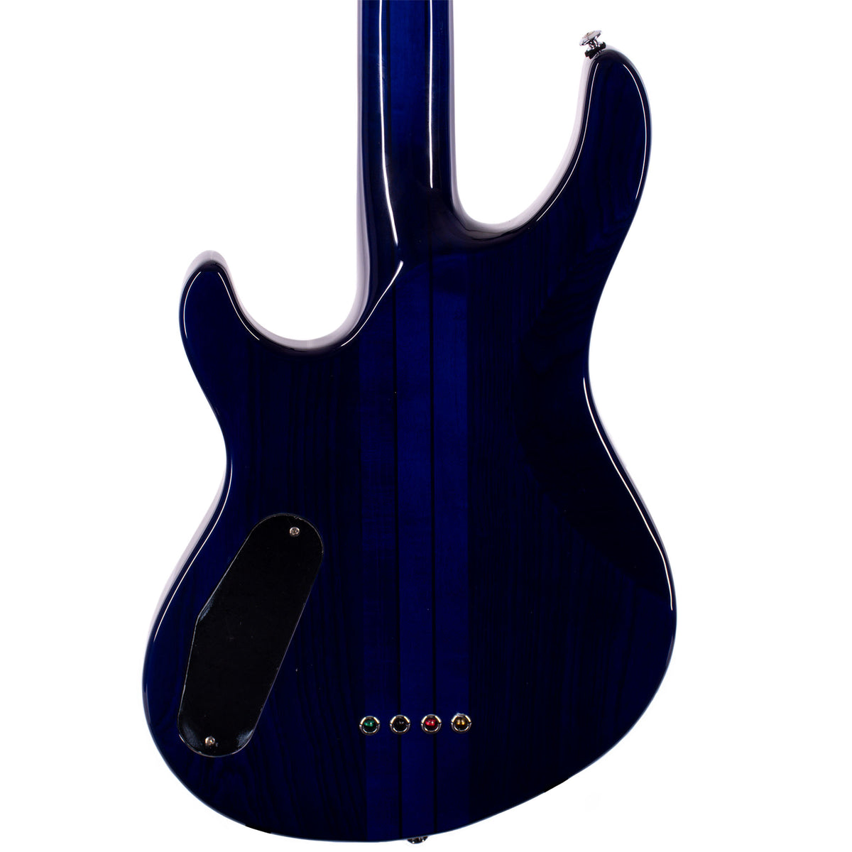 PRS SE Kingfisher Bass Guitar, Maple Veneer Faded Blue Wrap Around Burst