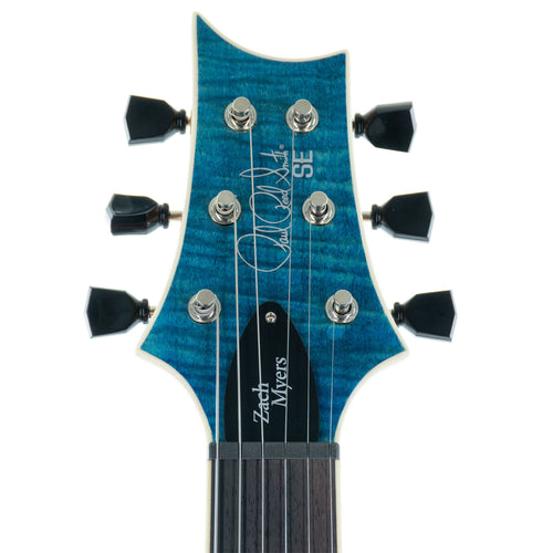 PRS SE Zach Myers Semi-Hollow Electric Guitar, Myers Blue