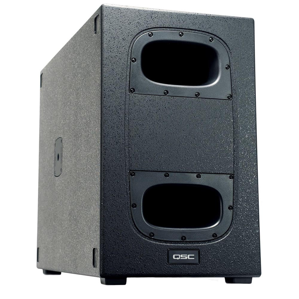 QSC 3600W Dual 12" Powered Cardioid Subwoofer