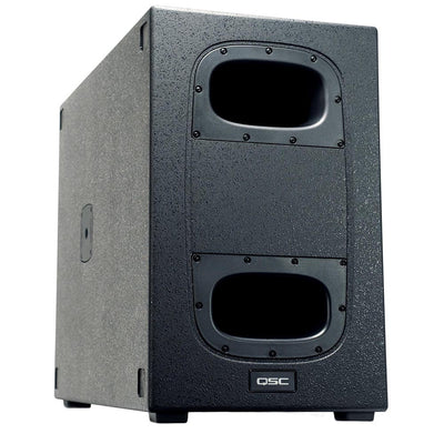 QSC 3600W Dual 12" Powered Cardioid Subwoofer