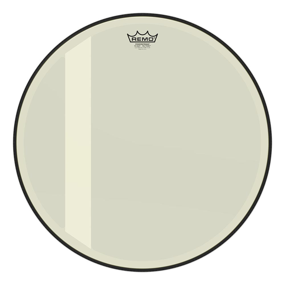 Remo 20" Powerstroke 3 Felt Tone Bass Drum Head - Hazy