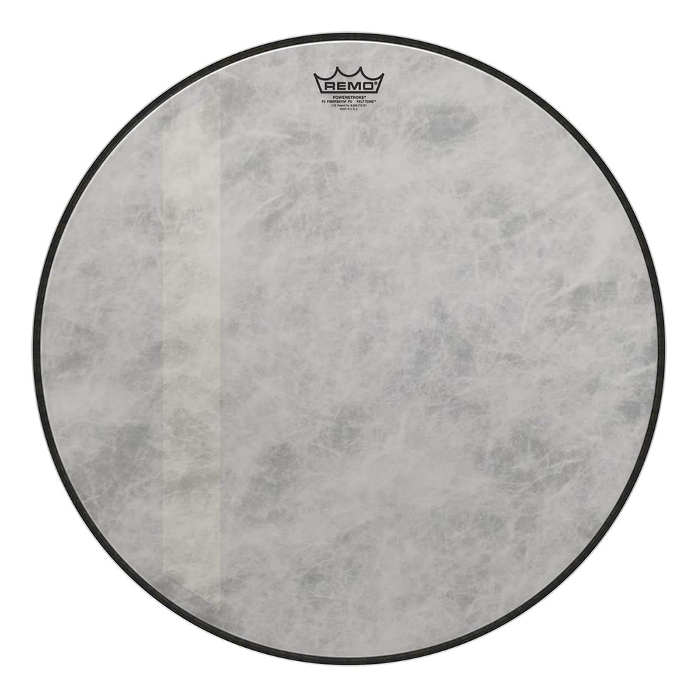 Remo 22" Powerstroke 3 Fiberskyn Diplomat Felt Tone Bass Drum Head