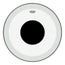 Remo 24" Powerstroke 3 Bass Head - Clear - No Stripe - Top Black Dot