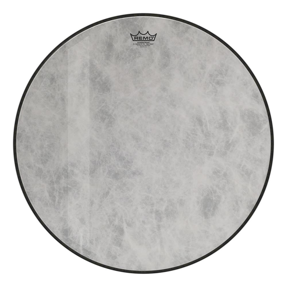 Remo 24" Powerstroke 3 Fiberskyn Diplomat Felt Tone Bass Drum Head