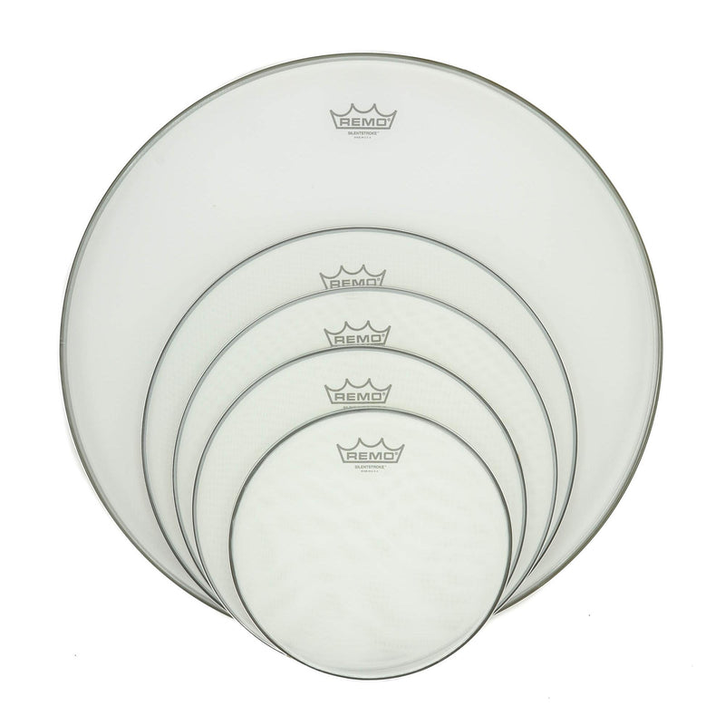Remo Silentstroke Propack - 4-Piece Drumhead Pack With Free 14" Head